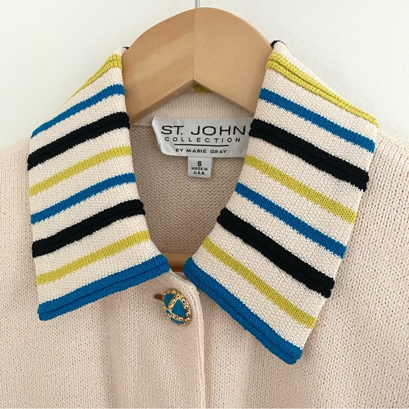 St. John Collection By Marie Gray Collared Jacket - Picture 4 of 7